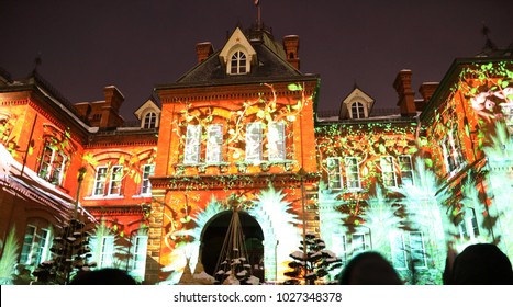 Projection Mapping On The Former Hokkaido Government Office Building