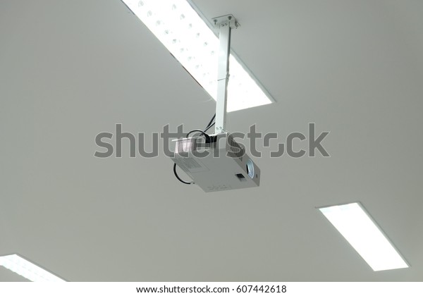 Projector Hang On Ceiling Meeting Room Stock Photo Edit Now