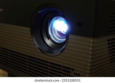 Projector in the meeting room.