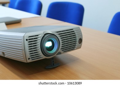 Projector at office table (horizontal)