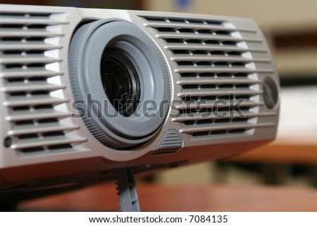 Projector at office table (horizontal)