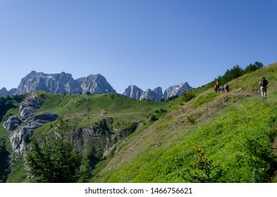 Prokletije Mountain Ridge In Montenegro