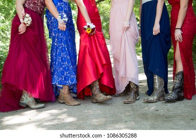 prom dresses with boots