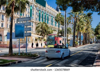 Promenade De La Croisette In Cannes, France