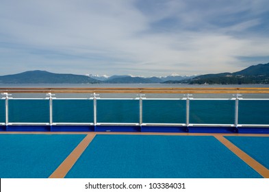 Promenade Deck On A Cruise Ship