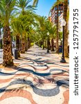 The promenade Explanada, Alicante, Costa Blanca, Valencia, Costa Blanca, Spain, 17th september 2018