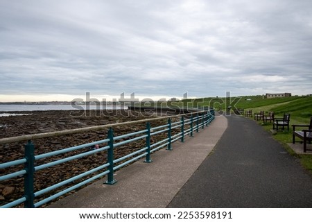 The promenade at Whitley Bay in Tyne and Wear, UK