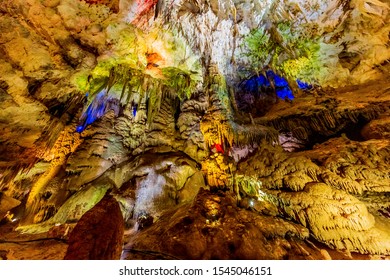 Prometheus Karst Cave Kumistavi Landmark Of Imereti Region Georgia Eastern Europe