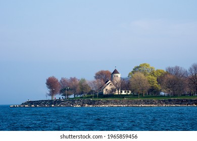 Promontory Point hose lake Michigan - Shutterstock ID 1965859456