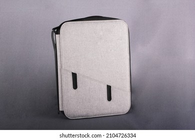 Promotional Gray Agenda With Zipper