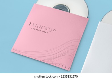 Promotional Material Cd Package Mockup