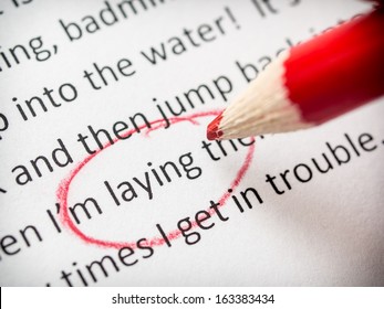 Proofreading Essay Errors