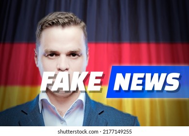 Propaganda, Fake News And Zombification In Germany. Disinformation, Sensationalism And Clickbait Headlines. German TV Propagandist And Charlatan: Political Polarization, Post-truth Politics.