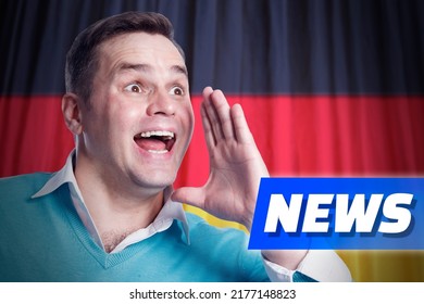 Propaganda, Fake News And Zombification In Germany. German TV Propagandist And Charlatan: Political Polarization, Post-truth Politics. Disinformation, Sensationalism And Clickbait Headlines.