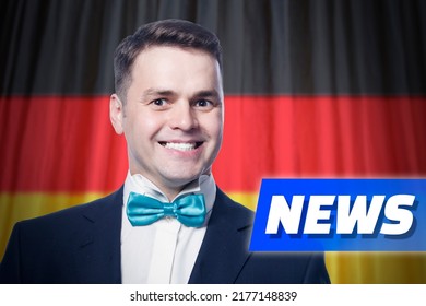 Propaganda, Fake News And Zombification In Germany. German TV Propagandist And Charlatan: Political Polarization, Post-truth Politics. Disinformation, Sensationalism And Clickbait Headlines.