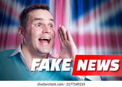 Propaganda, Fake News And Zombification In UK. British TV Propagandist And Charlatan: Political Polarization, Post-truth Politics. Disinformation, Sensationalism And Clickbait Headlines.