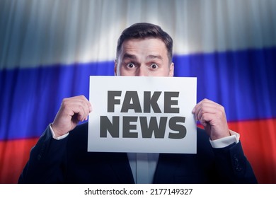 Propaganda, Fake News And Zombification In Russia. Russian TV Propagandist And Charlatan: Political Polarization, Post-truth Politics. Disinformation, Sensationalism And Clickbait Headlines.