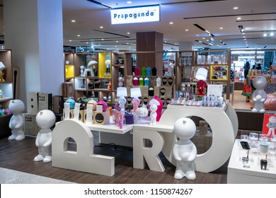 Propaganda Pop Up Store At Central World, Bangkok, Thailand, Jul 2, 2018 : Shop Display Of Designed Products With Variety Everyday Item In The Shopping Mall.