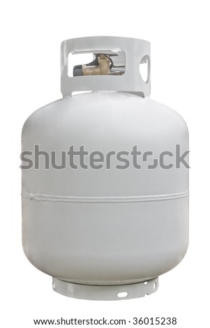 Propane Cyl. isolated on white