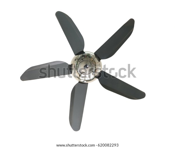 Propeller Ceiling Fan Isolated On White Stock Photo Edit