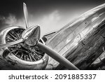 propeller of an historical aircraft