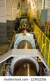 Propeller Shaft Of The Large Container Ship