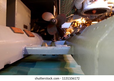 Propeller For A World War II Torpedo On A U.S. Navy Submarine