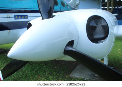 Propellers From An Airplane Belonging To The Indonesian Air Force That Have Been Retired And Are On Display At The Aerospace Museum, Yogyakarta