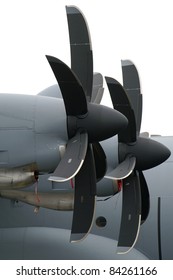 Propellers of C-130 Hercules