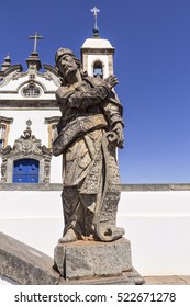 Prophet Ezekiel Statue In Congonhas Sanctuary