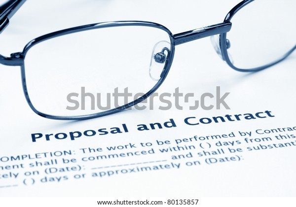 Proposal Contract Stock Photo (Edit Now) 80135857