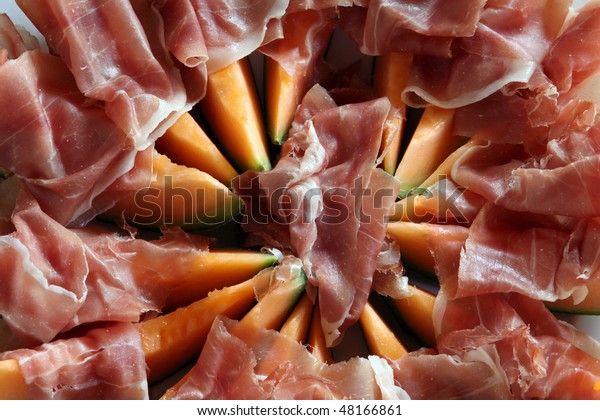 Prosciutto Di Parma Ham Melon Stock Photo Edit Now