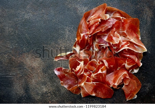 Prosciutto Di Parma Jamon Serrano Iberico Stock Photo Edit Now