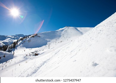 Prospect Bowl, One Of The Many Ski Runs At The Telluride Ski Resort In Colorado