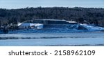 The Prospect Maine Fort Knox as seen from Bucksport Maine