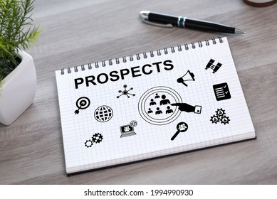 Prospects concept drawn on a notepad - Shutterstock ID 1994990930