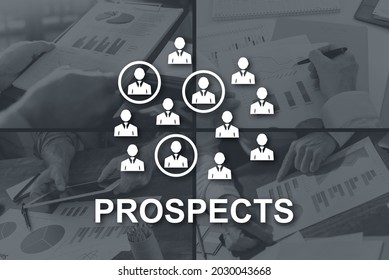 Prospects concept illustrated by pictures on background - Shutterstock ID 2030043668