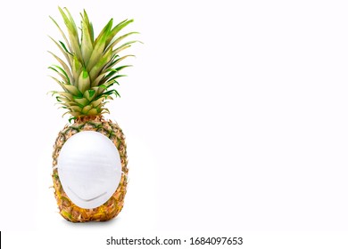 Download Pineapple Mask Images Stock Photos Vectors Shutterstock PSD Mockup Templates