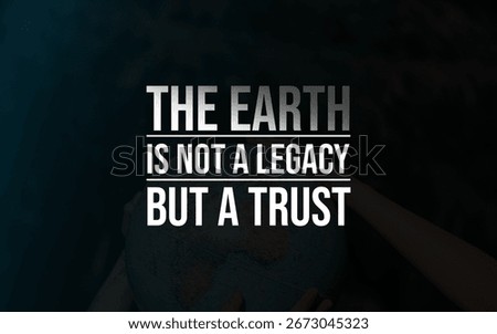 Protect our planet's future with this powerful image showing care for earth. Inspiring environmental awareness and sustainability initiatives.