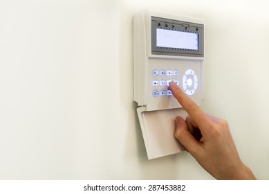 Protect Your House.  Arming Home Alarm Or Business Security System