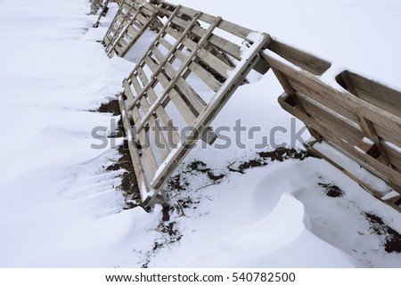 Similar – Hüttenzauber Holz Winter