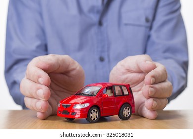 Protection of car. Business concept. - Shutterstock ID 325018031