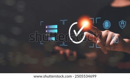 Protection network security computer and safe your data concept. Digital crime by an anonymous hacker