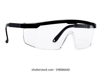 Protective Eyewear / Safety Glasses Isolated on White Background