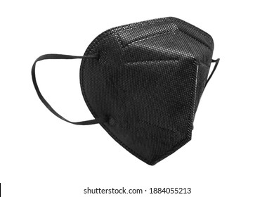 Protective face mask, anti pollution mask on white background with clipping path