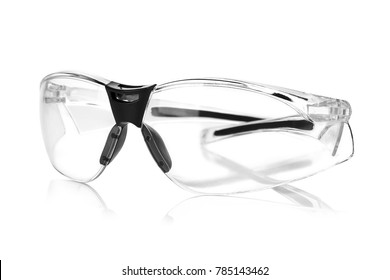 Protective Glasses Isolated On White