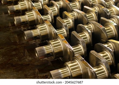 Protective oil on newly manufactured crankshafts