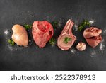 Protein carnivore diet, animal protein different sources - raw meat, liver, chicken, offals, heart, liver, lungs, alternative budget inexpensive sources of animal protein