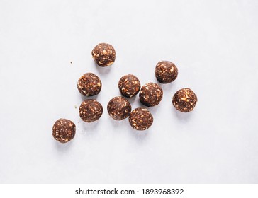 Protein Energy Balls Chocolate Nuts Snack