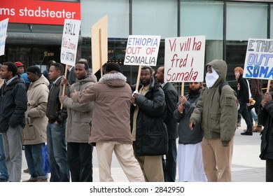 Protest Against The War In Somalia